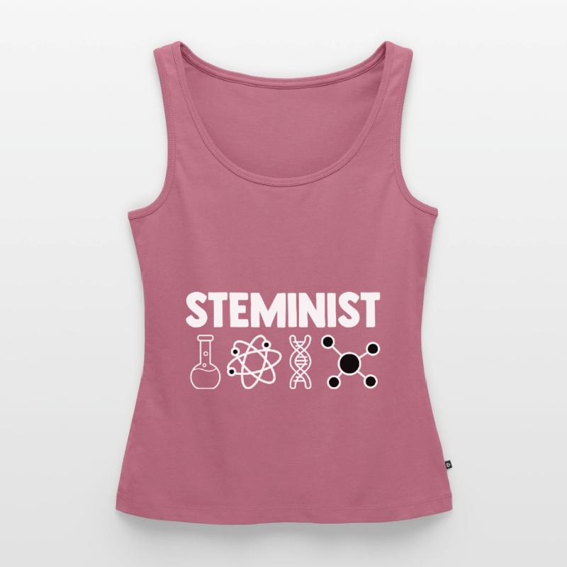 Steminist Software Developer Coder Nerd Conmputer Frauen Premium Organic Tank Top