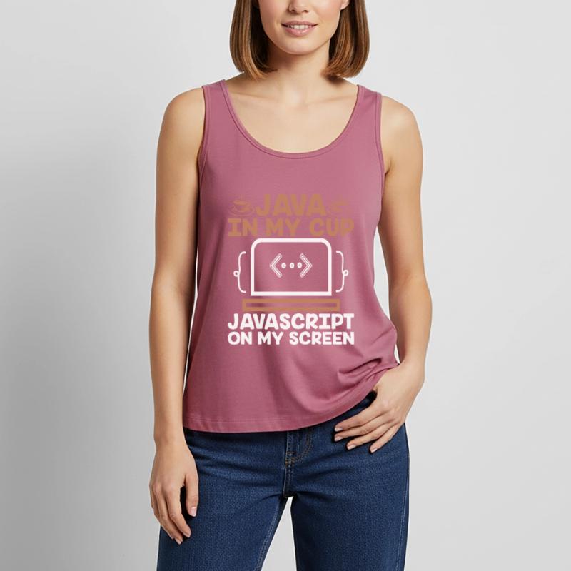 Kaffee-Codierung Programmierer Programmierer Entwickler Nerd Coff Frauen Premium Organic Tank Top