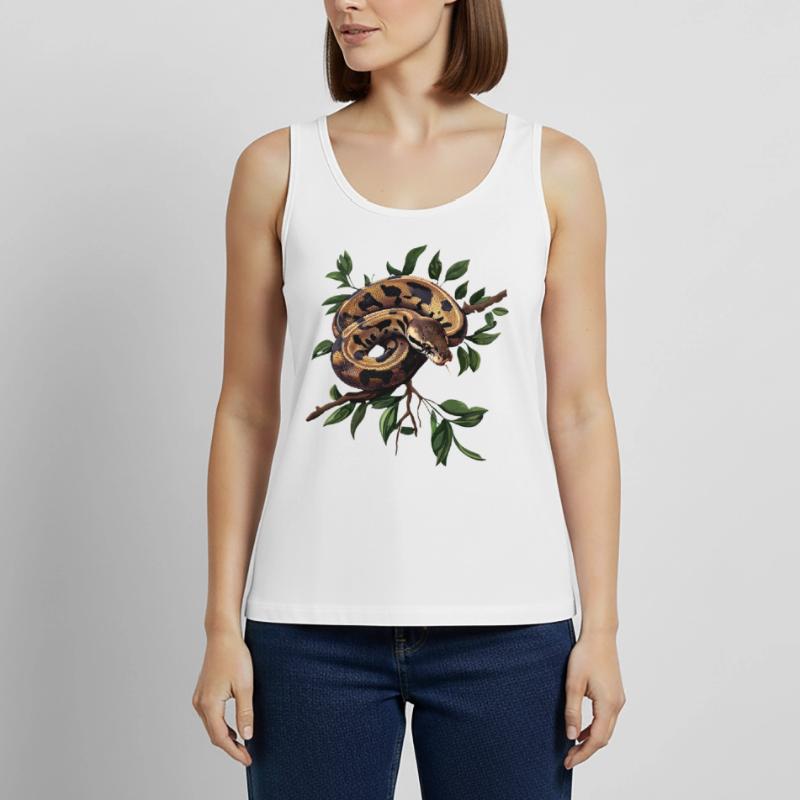 Roi Python Serpents Amoureux Terrarium Python Débardeur bio Premium Femme