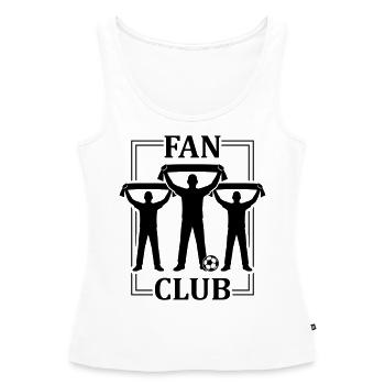 Équipe du Football Fan Club - Débardeur bio Premium Femme - blanc - Devant - AI Model Female 172 light (172cm)