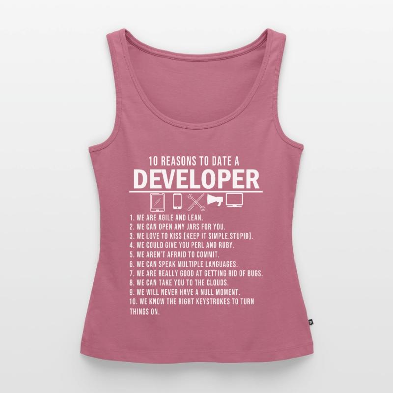 Software developer programming programming Women’s Premium Organic Tank top