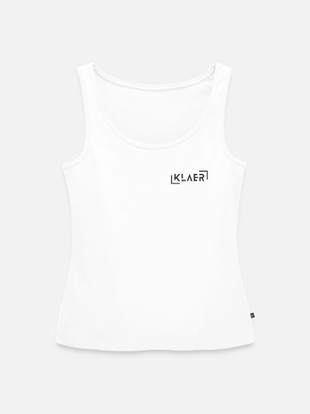 KLAER - Frauen Premium Organic Tank Top - Weiß