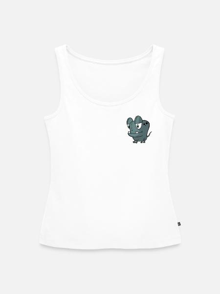 Bock - Frauen Premium Organic Tank Top - Weiß