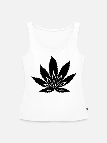 Cannabis - Frauen Premium Organic Tank Top - Weiß