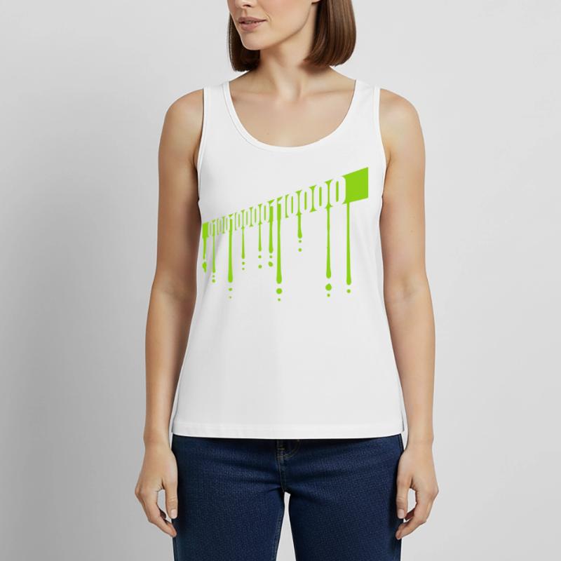 Binary Code Program Language Women’s Premium Organic Tank top