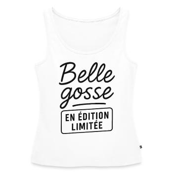 Petite Kid Limitierte Auflage - Frauen Premium Organic Tank Top - Weiß - Vorne - AI Model Female 172 light (172cm)