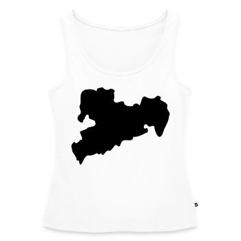sachsen - Frauen Premium Organic Tank Top - Weiß - Vorne - AI Model Female 172 light (172cm)