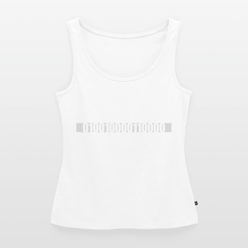 Binary Code Program Language Women’s Premium Organic Tank top