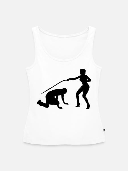 Bachelor-Junge - Frauen Premium Organic Tank Top - Weiß