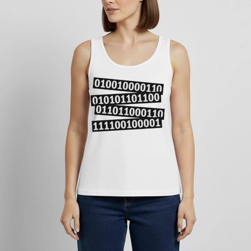 Binary Code Program Language Women’s Premium Organic Tank top