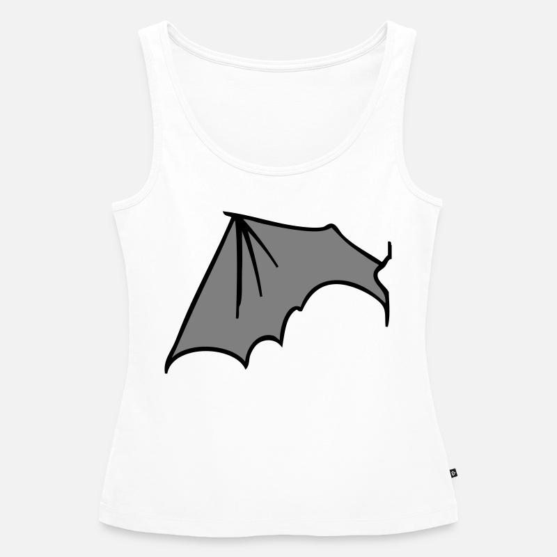 batwing_left_grey - Débardeur bio Premium Femme - blanc