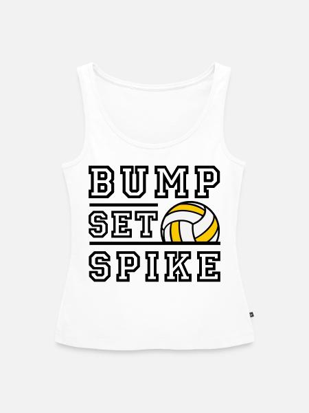 Bump Set Spike - Farbwechsel möglich - Frauen Premium Organic Tank Top - Weiß