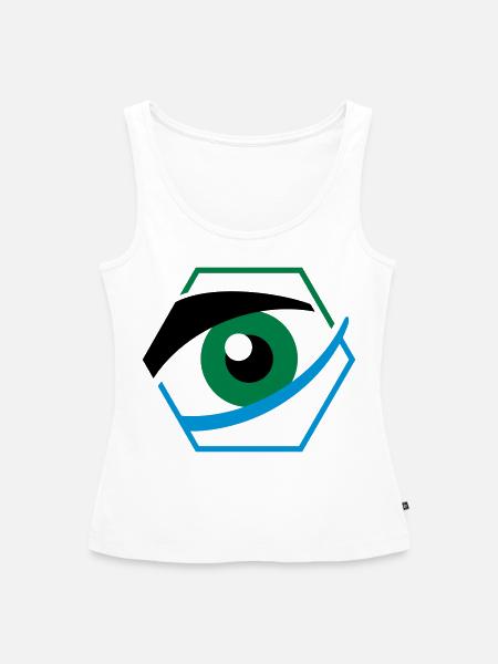 Auge 7d Augenarzt - Frauen Premium Organic Tank Top - Weiß