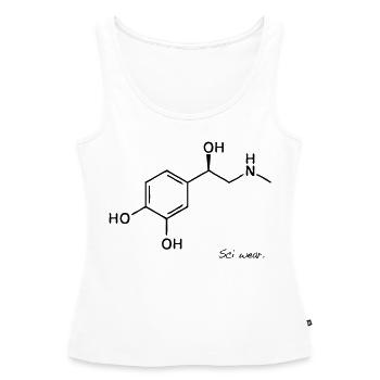 Adrenalin Kick - Frauen Premium Organic Tank Top - Weiß - Vorne - AI Model Female 172 light (172cm)