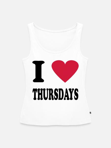 thursday - Frauen Premium Organic Tank Top - Weiß