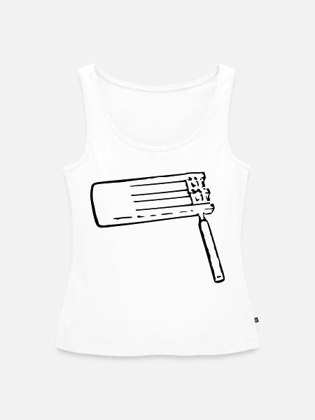 Rätsche - Frauen Premium Organic Tank Top - Weiß
