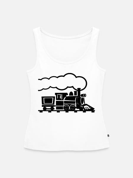 Alte Lok 2 - Frauen Premium Organic Tank Top - Weiß