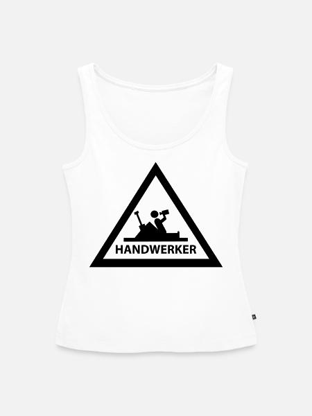 handwerker - Frauen Premium Organic Tank Top - Weiß
