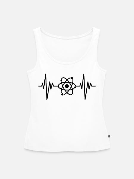 Science Pulse - Frauen Premium Organic Tank Top - Weiß