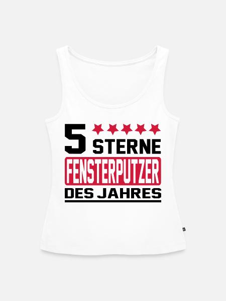 fensterputzer - Frauen Premium Organic Tank Top - Weiß