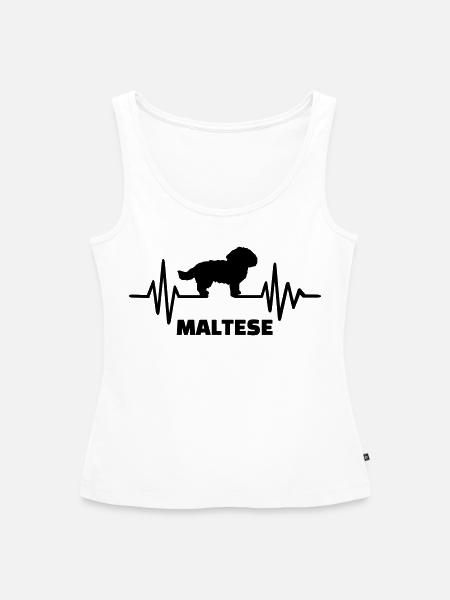 Malteser - Frauen Premium Organic Tank Top - Weiß