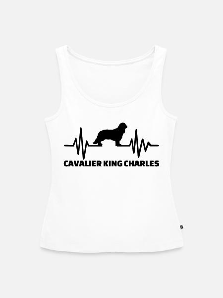 Cavalier King Charles - Frauen Premium Organic Tank Top - Weiß