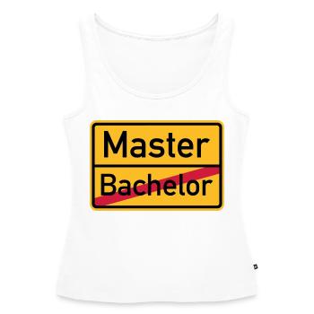 Master - Frauen Premium Organic Tank Top - Weiß - Vorne - AI Model Female 172 light (172cm)