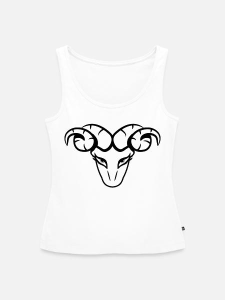 Widder horoskop - Frauen Premium Organic Tank Top - Weiß