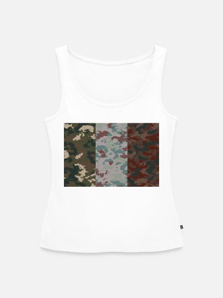 Flagge Frankreichs - Frauen Premium Organic Tank Top - Weiß
