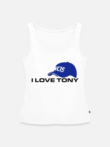 I LOVE TONY - Frauen Premium Organic Tank Top - Weiß