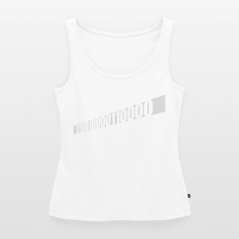 Binary Code Program Language Women’s Premium Organic Tank top