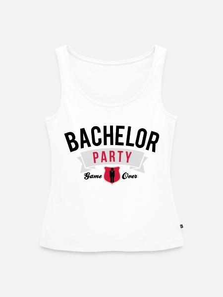 bachelor party - Frauen Premium Organic Tank Top - Weiß
