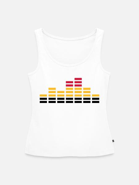 audio - Frauen Premium Organic Tank Top - Weiß