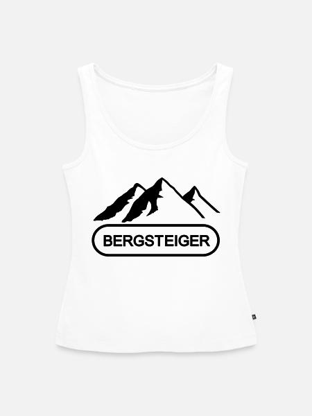 Bergsteiger - Frauen Premium Organic Tank Top - Weiß