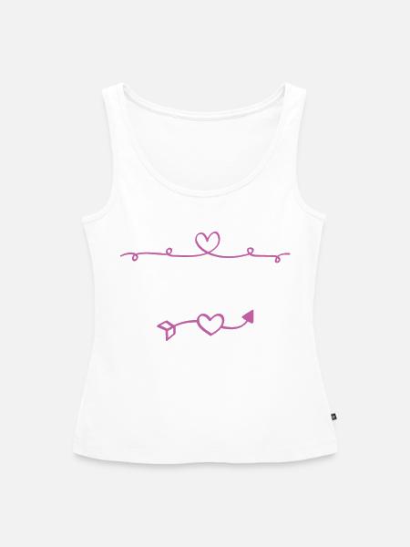 Jonathan - Frauen Premium Organic Tank Top - Weiß