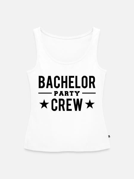 Bachelor Party CREW - Frauen Premium Organic Tank Top - Weiß