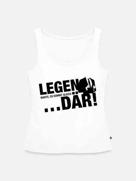 Legendär (dh) - Frauen Premium Organic Tank Top - Weiß