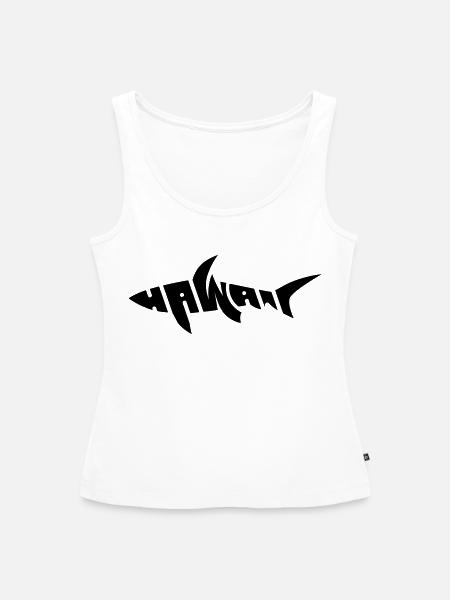 Hawaii Hai Surf Urlaub - Frauen Premium Organic Tank Top - Weiß