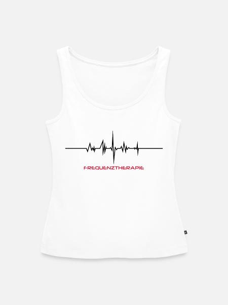 Frequenztherapie Brand - Frauen Premium Organic Tank Top - Weiß