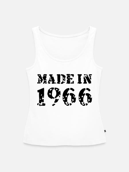Made in 1966 - Frauen Premium Organic Tank Top - Weiß