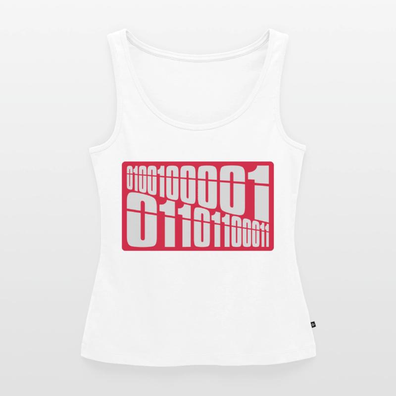 Binary Code Program Language Women’s Premium Organic Tank top