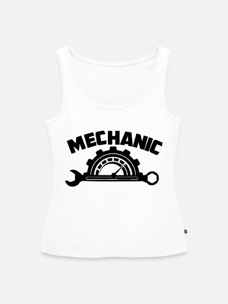 Automechaniker Mechaniker - Frauen Premium Organic Tank Top - Weiß