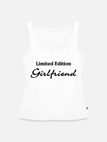 Limited Edition Girlfriend - Frauen Premium Organic Tank Top - Weiß