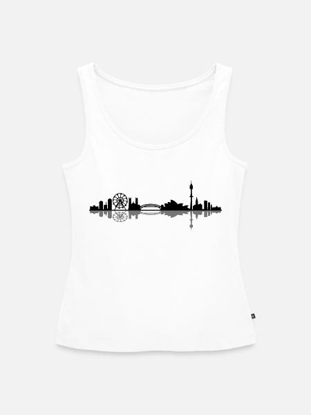 Skyline - Sydney - Frauen Premium Organic Tank Top - Weiß