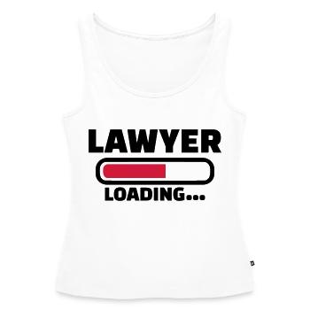 Anwalt - Frauen Premium Organic Tank Top - Weiß - Vorne - AI Model Female 172 light (172cm)