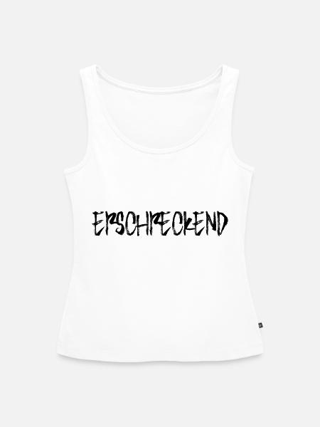 Erschreckend - Frauen Premium Organic Tank Top - Weiß