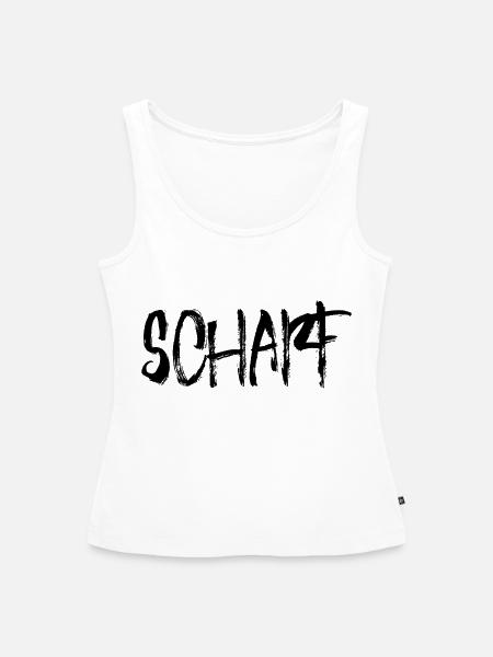 Scharf - Frauen Premium Organic Tank Top - Weiß