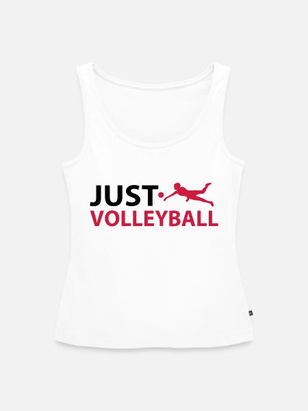 Just Volleyball - Frauen Premium Organic Tank Top - Weiß
