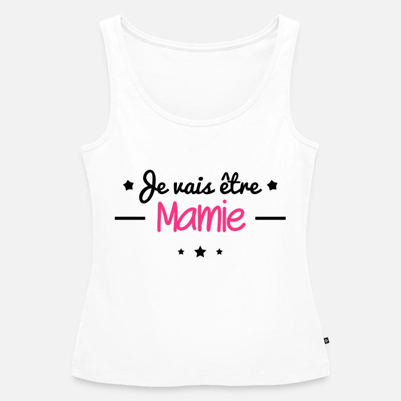 Zukunft Großmutter, Großmutter Bald - Frauen Premium Organic Tank Top - Weiß