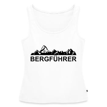mountain guide - Women’s Premium Organic Tank top - white - Front - AI Model Female 172 light (172cm)